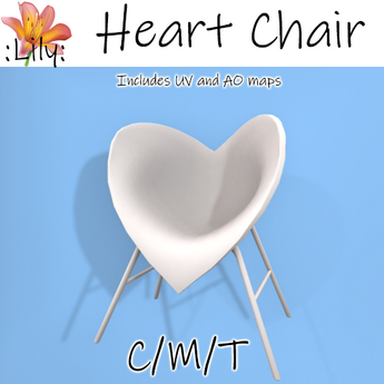 Second Life Marketplace - :LILY: Heart Chair